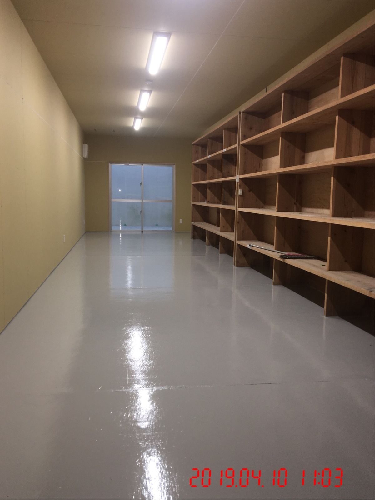 実際のトランクルーム内部の様子